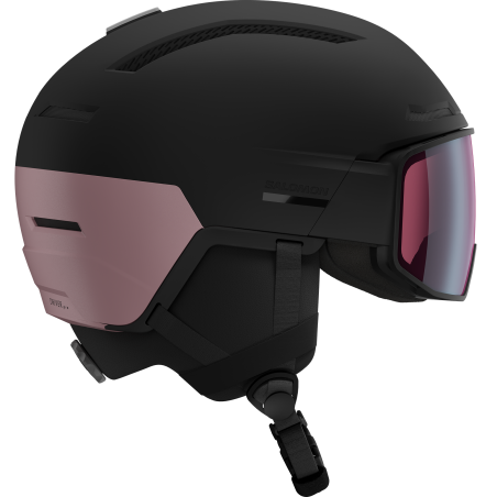 copy of Kask narciarski Salomon DRIVER Black/Red Accent/Solar 2021
